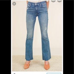 NWT MOTHER The Weekender High-Rise Bootcut Jeans